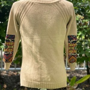 Boho patchwork sweater